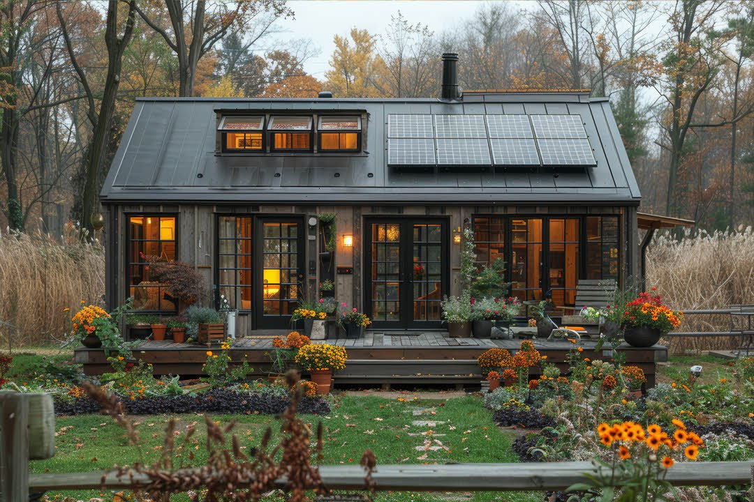 Tiny Homes of Vermont - Solar Panels Tiny Homes of Vermont - Solar Panels